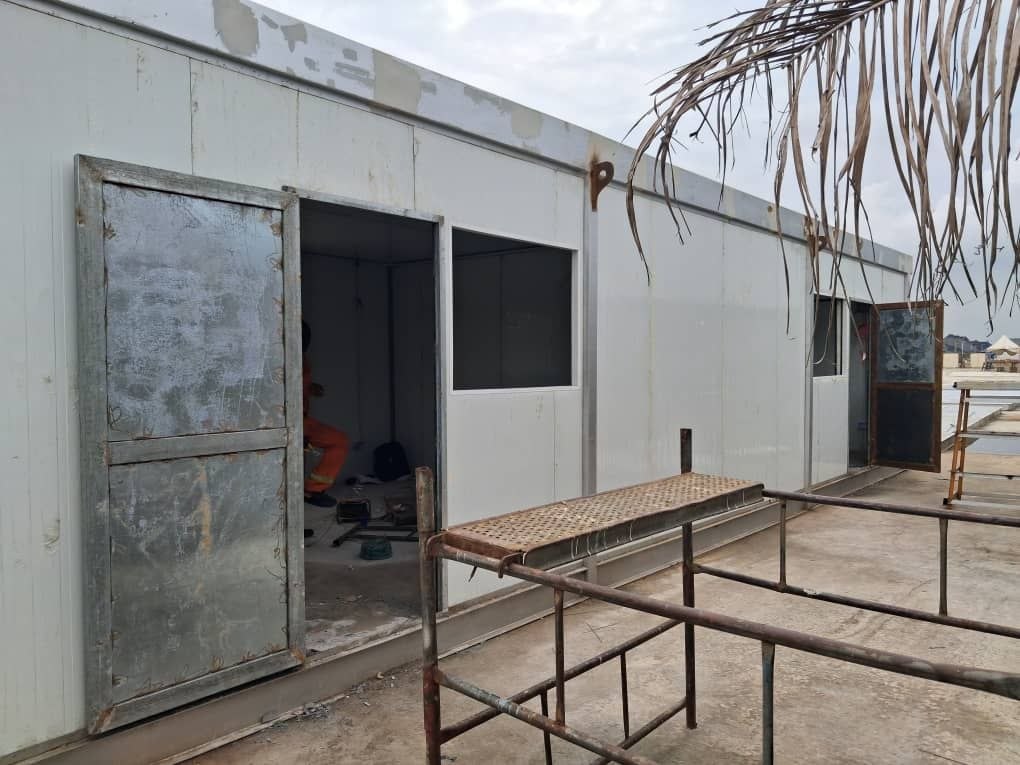 Heavy-duty steel doors and rugged metal shell